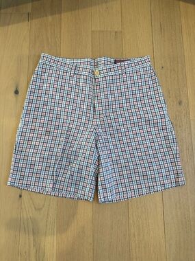 Vineyard Vines Men's Checked Shorts - Blue & Pink